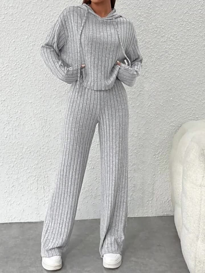 CONJUNTO CON CAPUCHA RAYAS