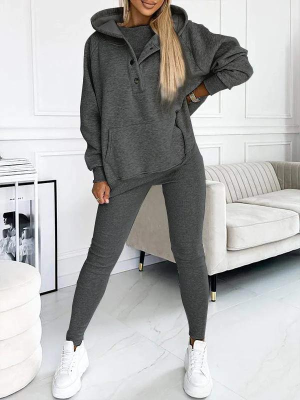 CONJUNTO TRES PIEZAS SUDADERA