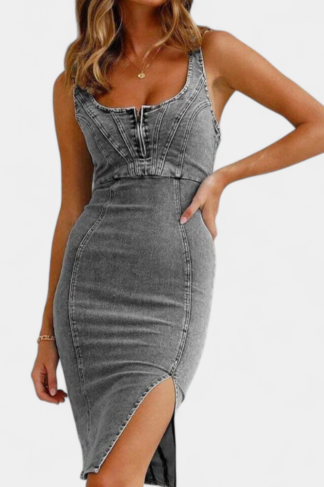 Janessa | Vestido Denim