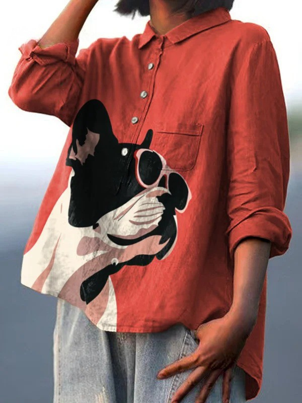 Evie | Elegante camisa estampada