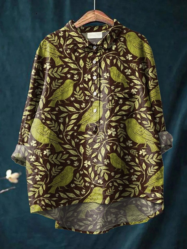 Victoria | Elegante camisa estampada