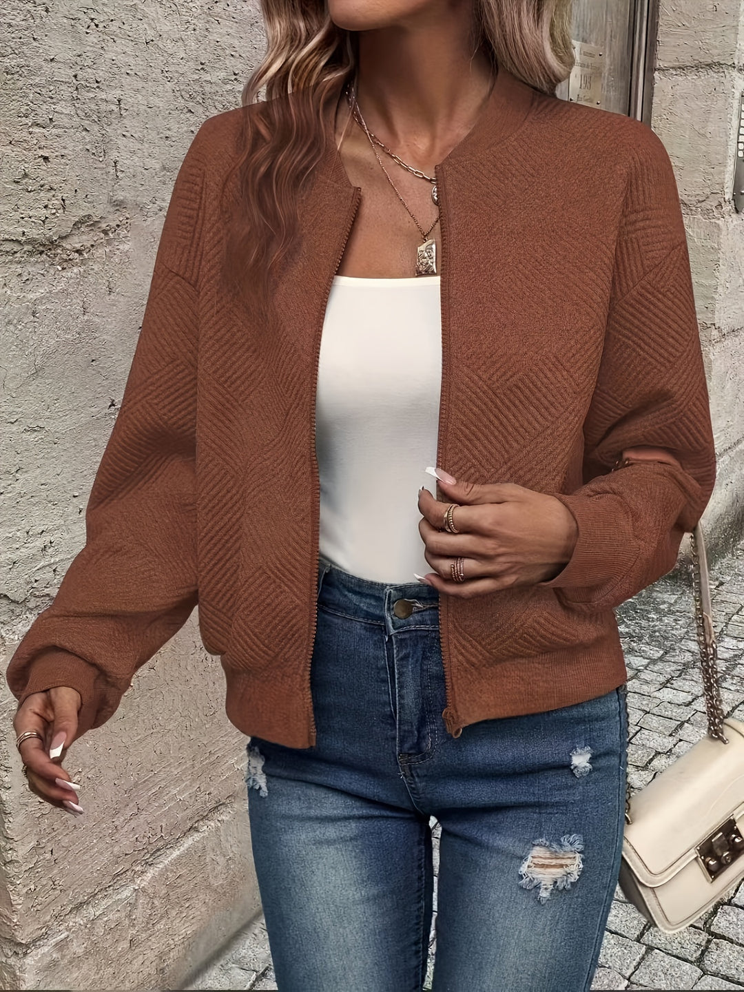 Chaqueta Carmen | Elegante chaqueta con cremallera