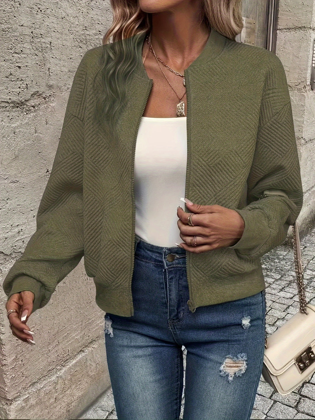 Chaqueta Carmen | Elegante chaqueta con cremallera