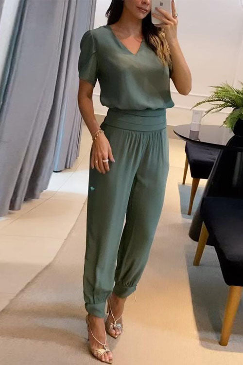 CONJUNTO CASUAL DOS PIEZAS CUELLO V