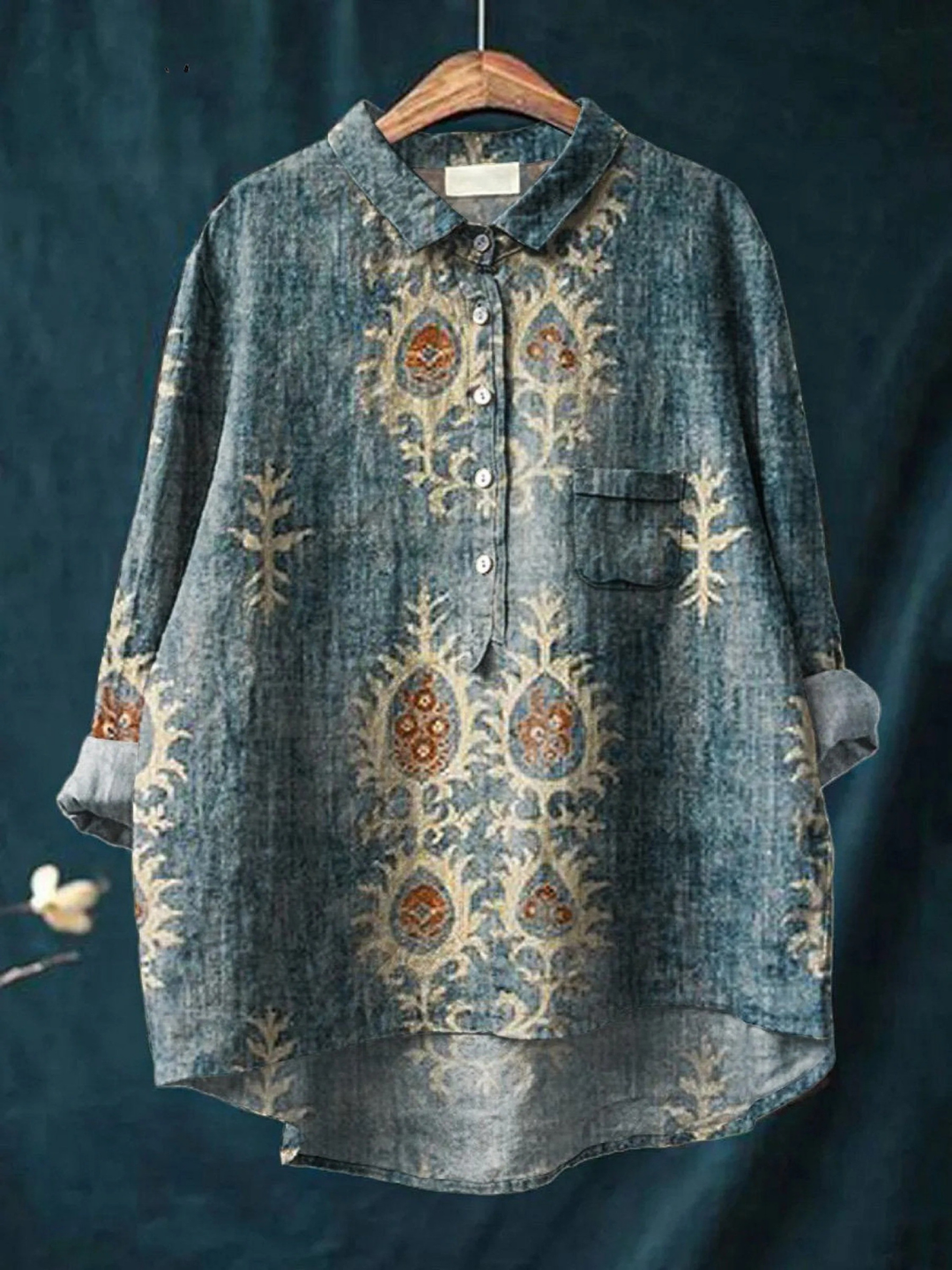 Daisy | Elegante camisa estampada