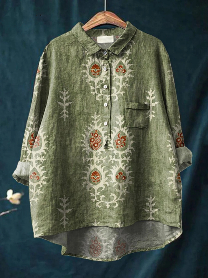 Daisy | Elegante camisa estampada