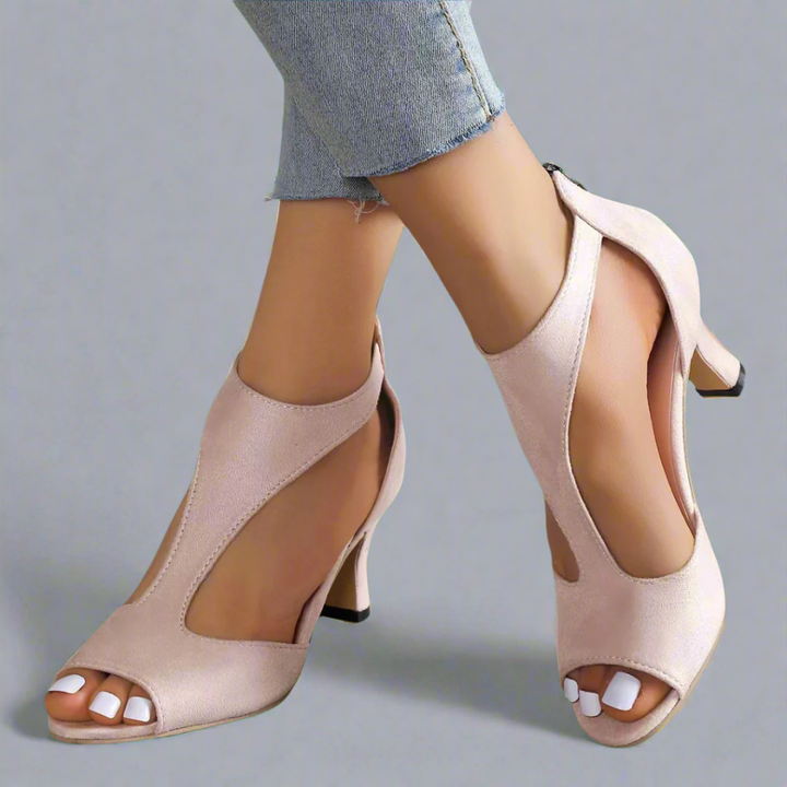 Débora | Elegantes sandalias con punta abierta