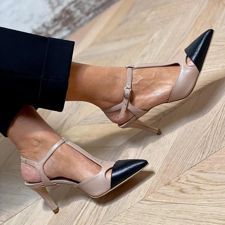 Evrardine | Zapatos de Tacón Bicolor