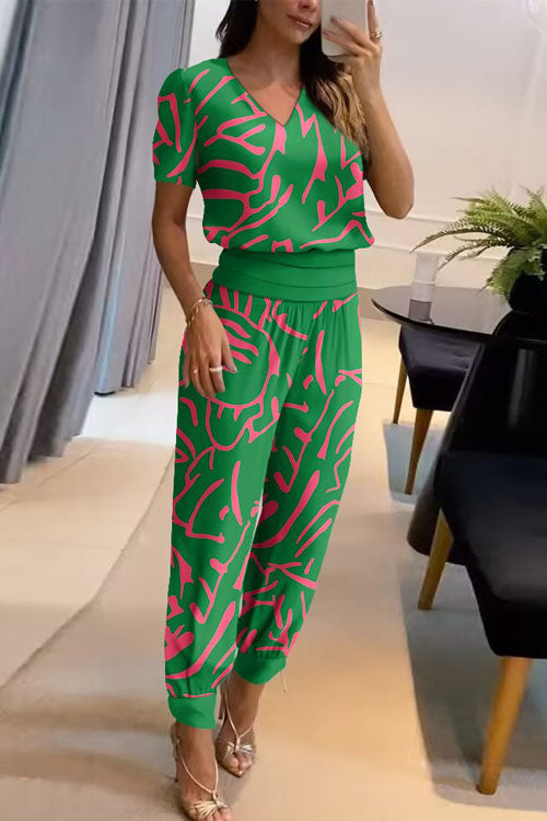 CONJUNTO CASUAL DOS PIEZAS CUELLO V