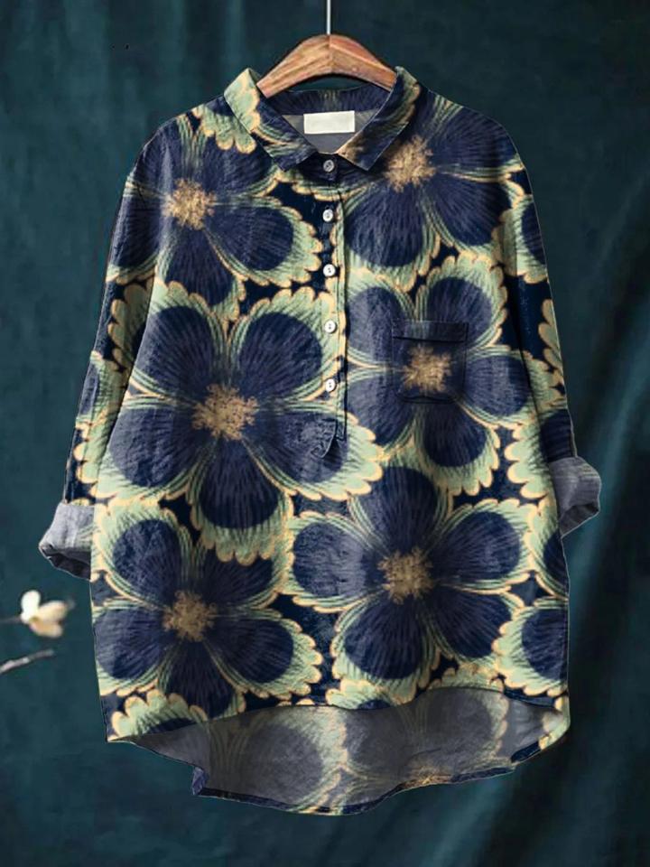 Jessica | Elegante camisa estampada