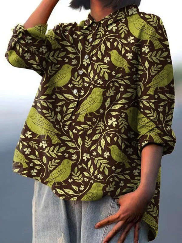 Victoria | Elegante camisa estampada