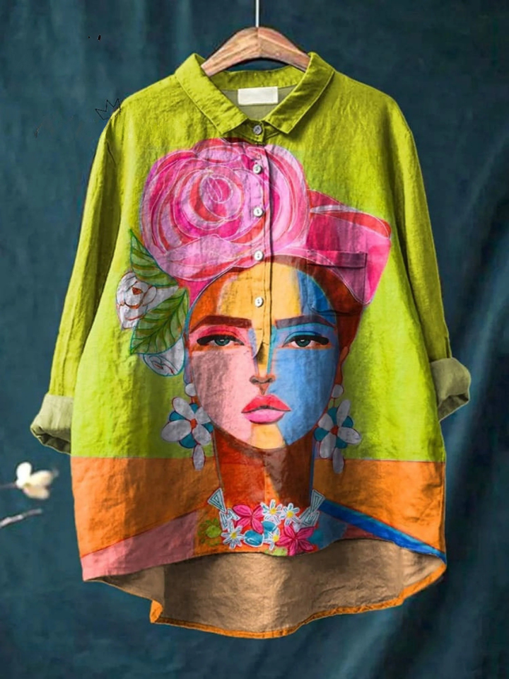 Amber | Elegante camisa estampada