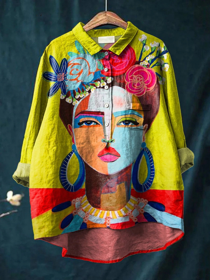 Amber | Elegante camisa estampada