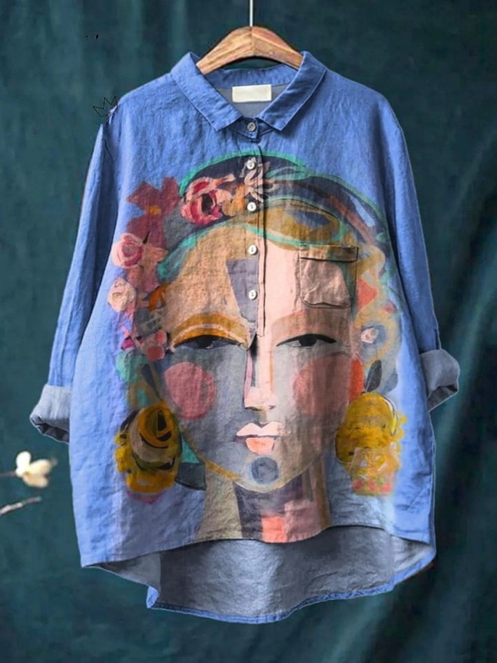 Amber | Elegante camisa estampada