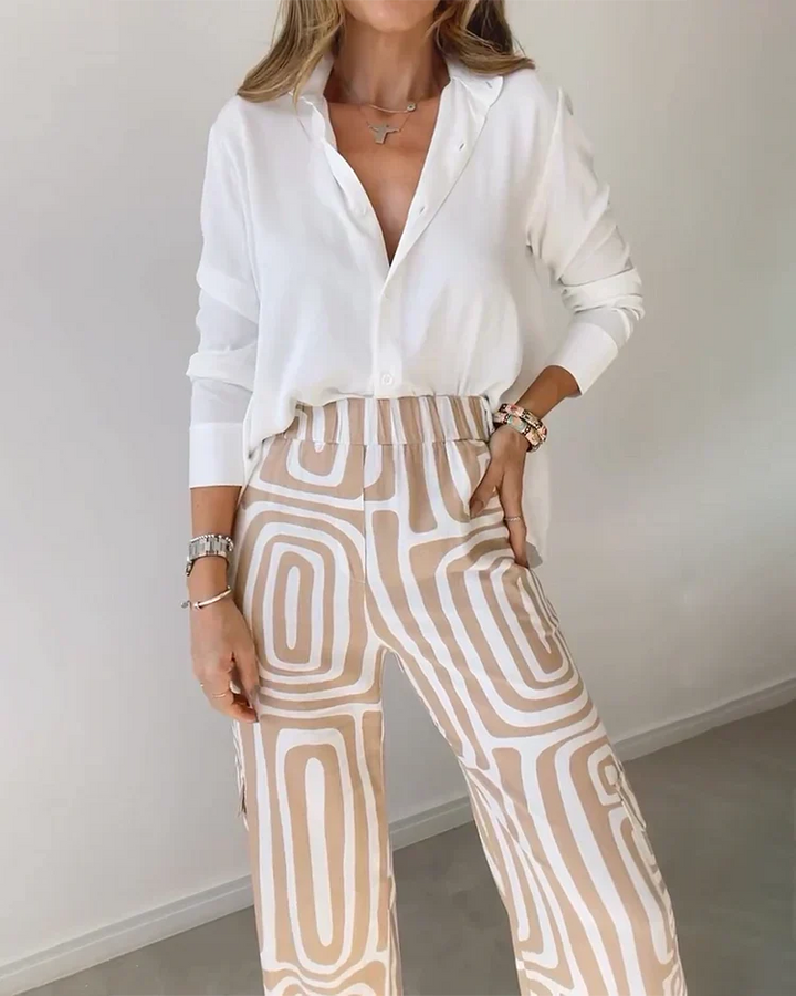 CONJUNTO CAMISA Y PANTALÓN DIBUJO