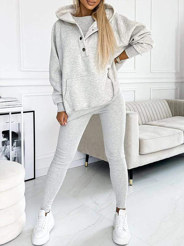 CONJUNTO TRES PIEZAS SUDADERA