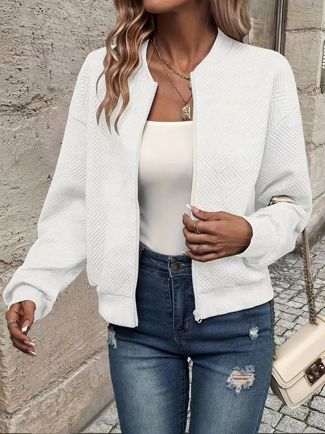 Chaqueta Carmen | Elegante chaqueta con cremallera