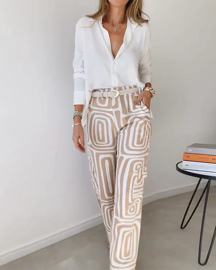 CONJUNTO CAMISA Y PANTALÓN DIBUJO