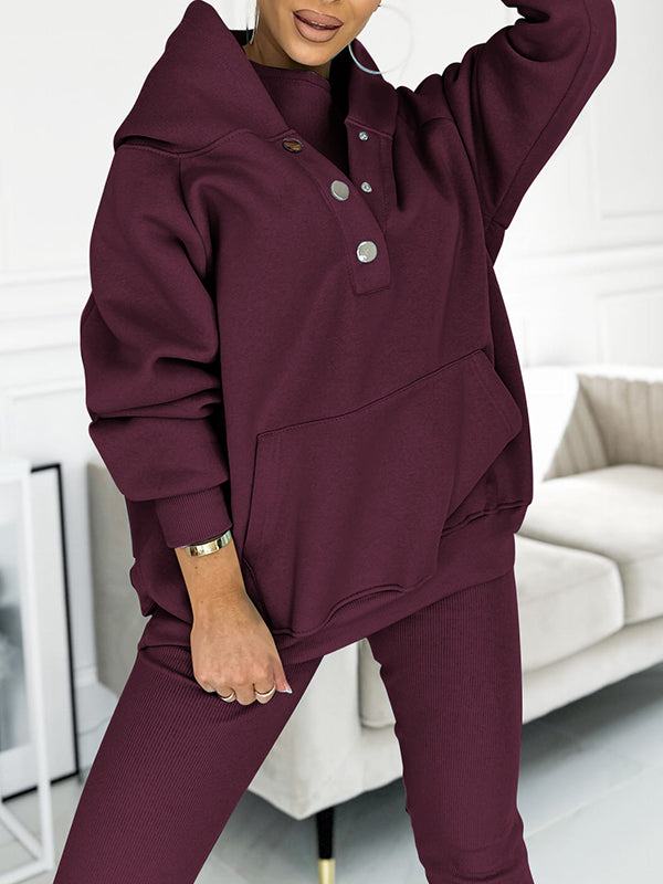 CONJUNTO TRES PIEZAS SUDADERA