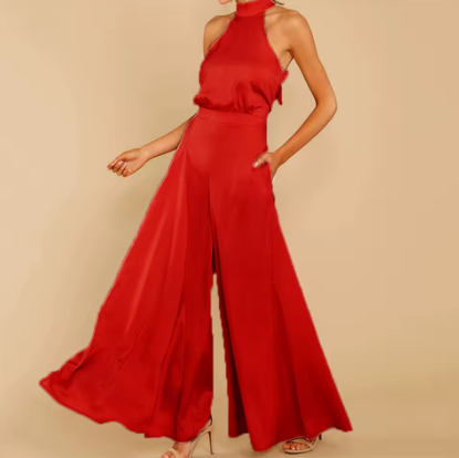 MONO LARGO CUELLO HALTER