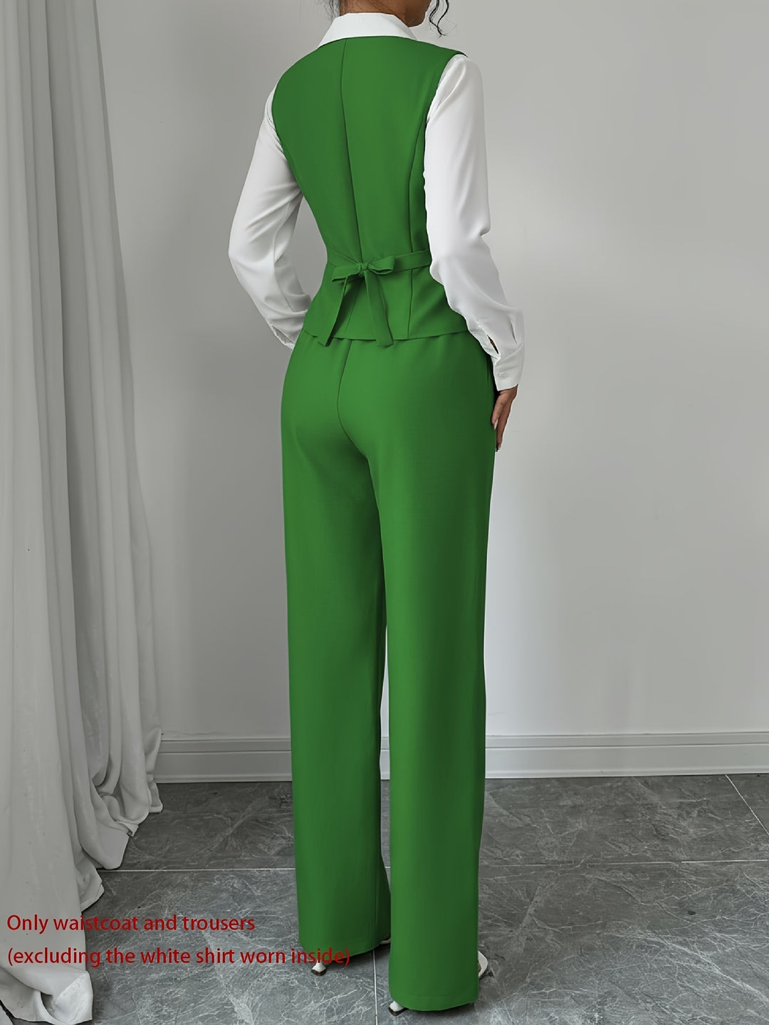 Conjunto Sofía | Elegante chaleco y pantalón ancho