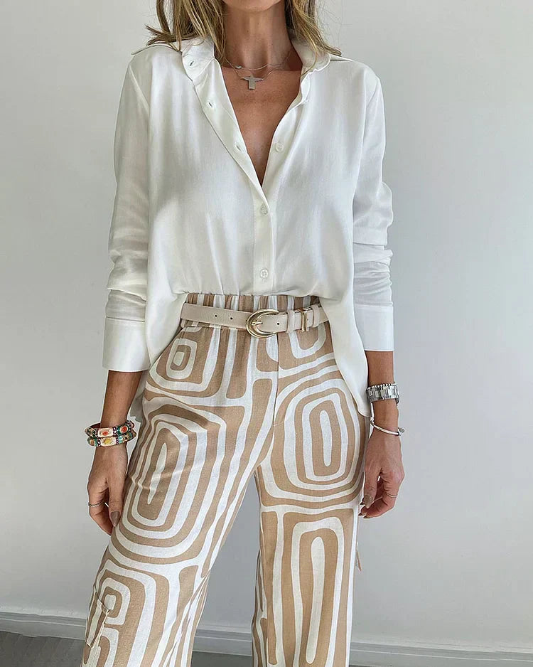 CONJUNTO CAMISA Y PANTALÓN DIBUJO