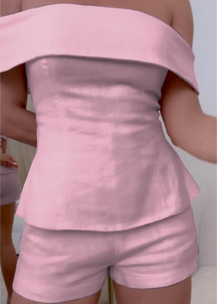 CONJUNTO TOP Y PANTALÓN CORTO